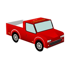 Large Pickup Truck | Multiple Colors | Plain or Personalized | Great for Giveaways